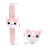 Lobbes pluche klaparmband katje roze - afbeelding 3