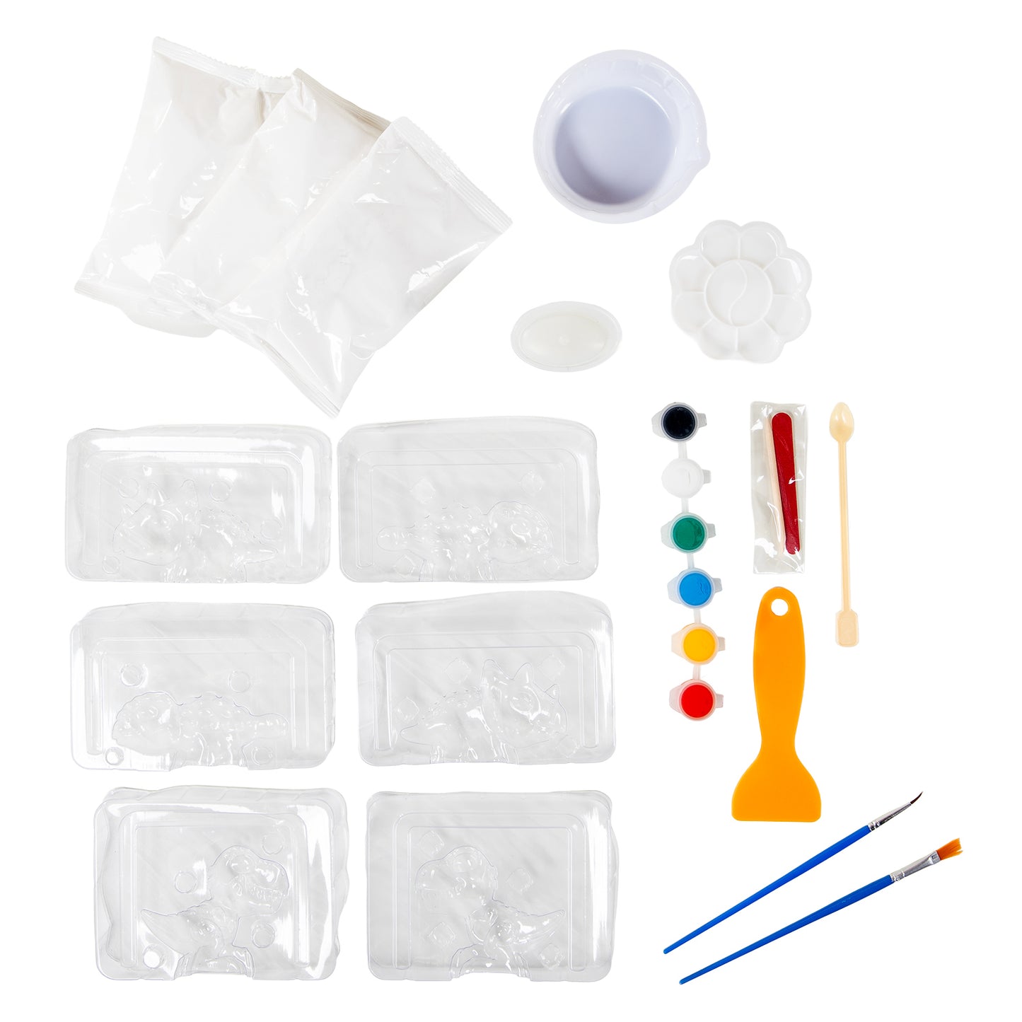 Lobbes speelgoed bv lobbes knutselset dino 3d gieten en schilderen voor kinderen.