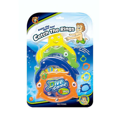 Duik ringen dieren, 4st.