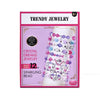 Trendy juwelenset sparkling beads