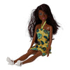 Fashion pop zomerjurk met blaadjes