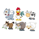 Lobbes matching puzzel boerderij, 6st. - afbeelding 2