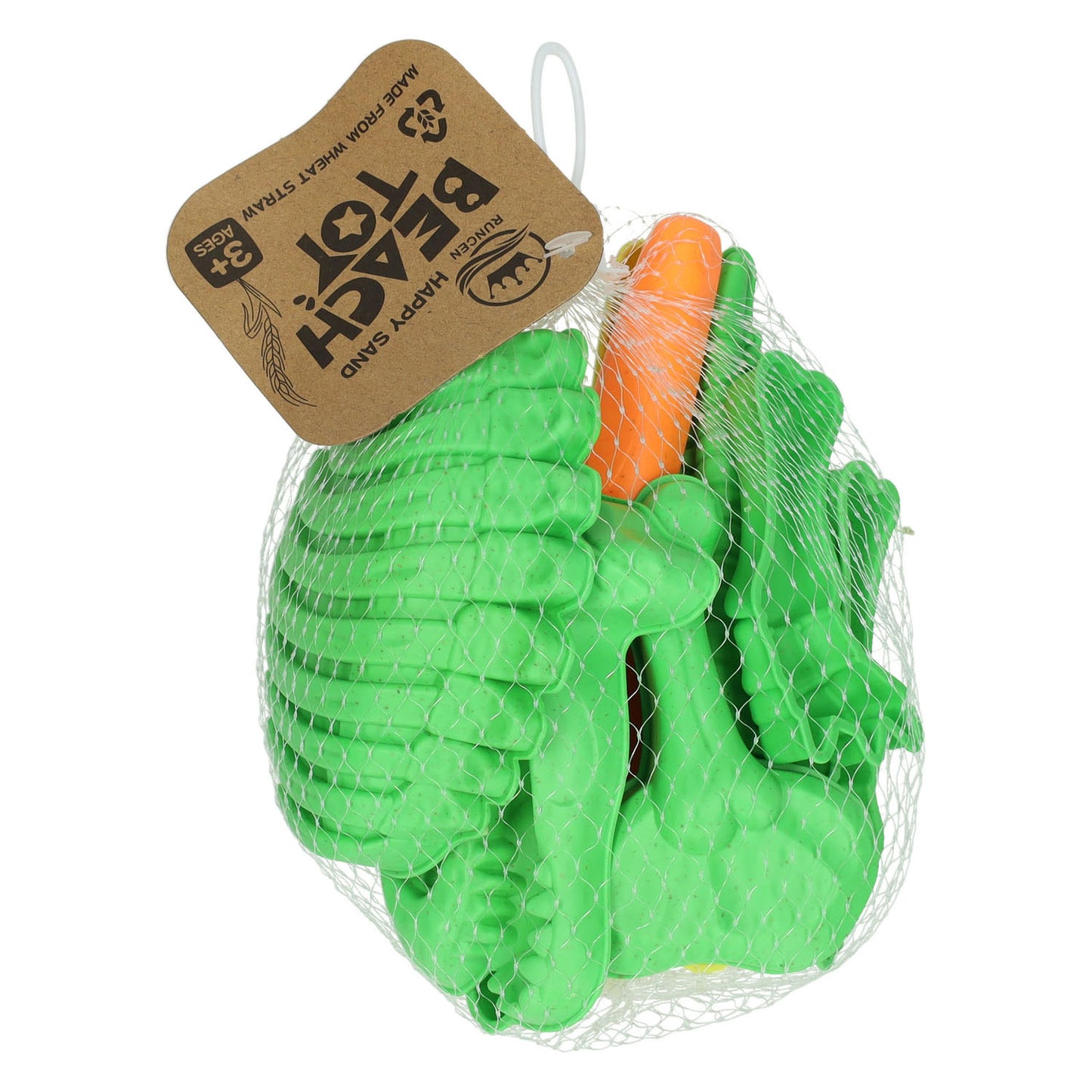 Bio-plastic zandvormen dino