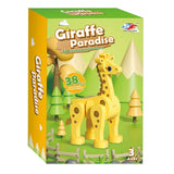 Lobbes speelgoed bv foam bouwset 3d giraffe - afbeelding 2