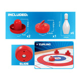 Lobbes airbowling- en curlingset - afbeelding 3