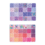 Polymeer kralen paars-roze tinten - afbeelding 2