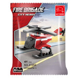 Bouwset brandweerhelikopter - 41dlg. - afbeelding 2