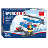 Lobbes bouwset politie helicopter - 68 dlg.