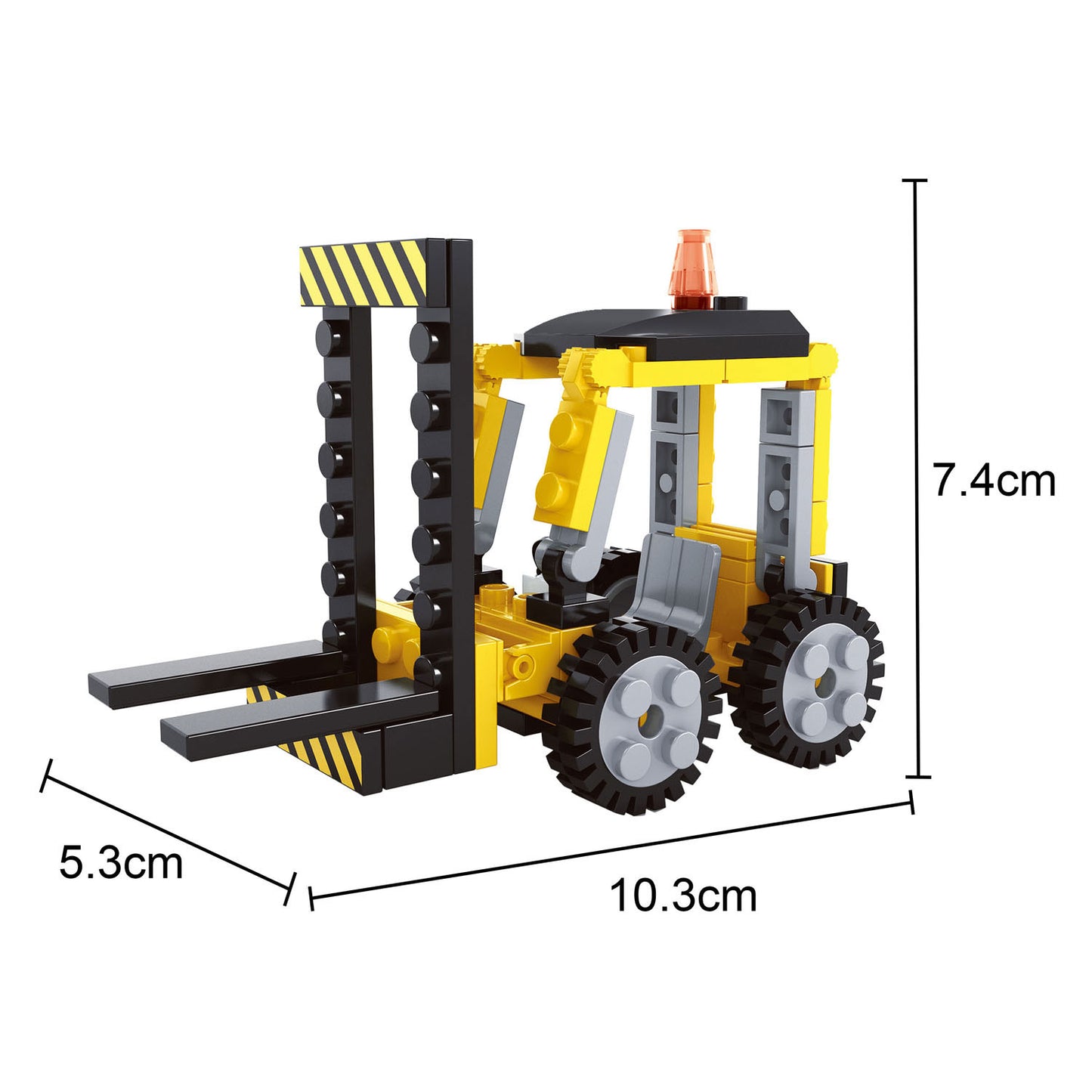 Lobbes bouwset constructie heftruck - 74dlg.