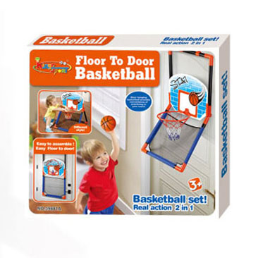 Lobbes speelgoed bv lobbes basketbalbord speelgoed voor deur en staand gebruik - basketbalset.