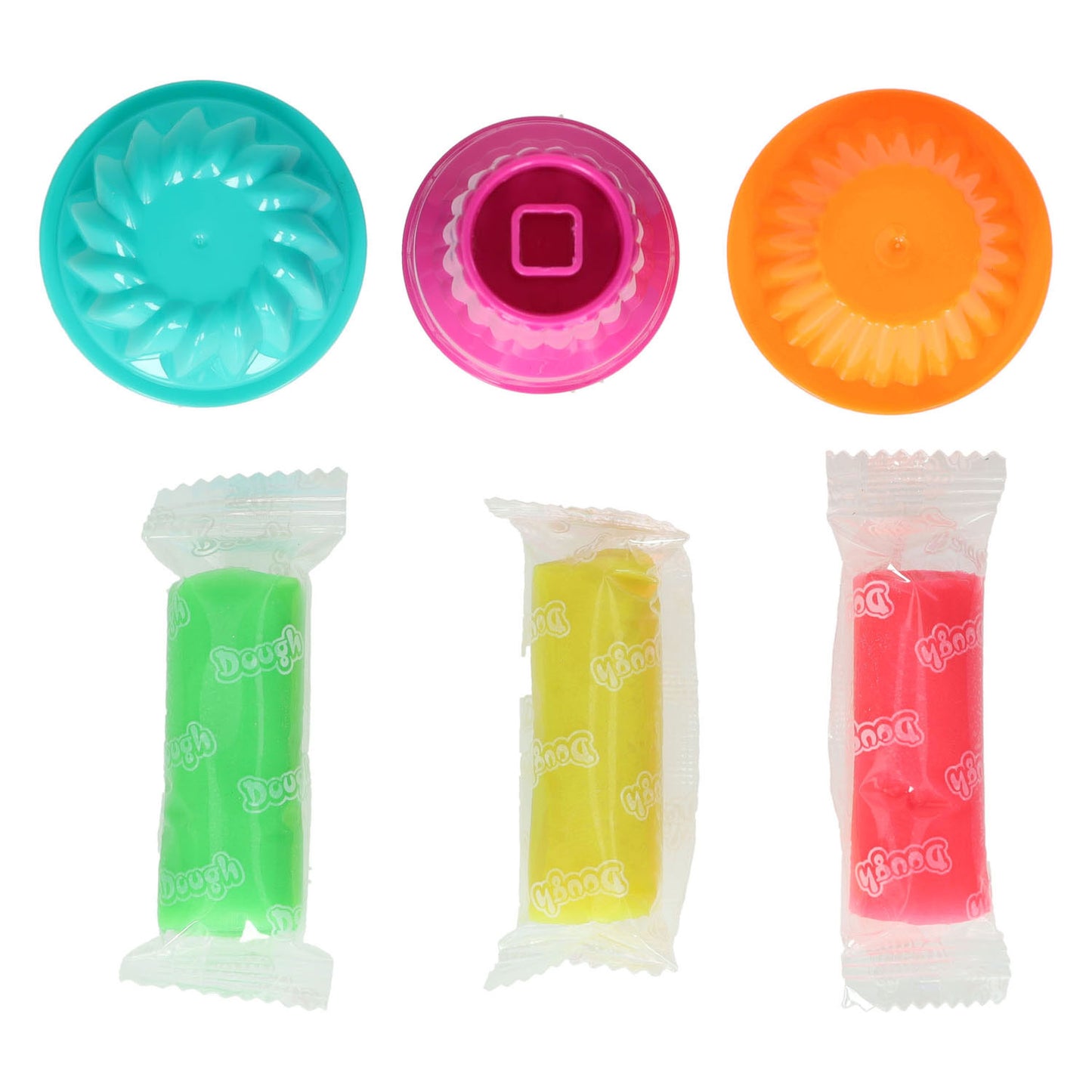 Kleiset ijsjes maken - 3 kleuren klei - 6dlg.