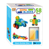 Bristle bouwblokken, 58dlg.