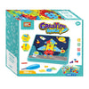 Schroefset 8 platen blauw, 123dlg.