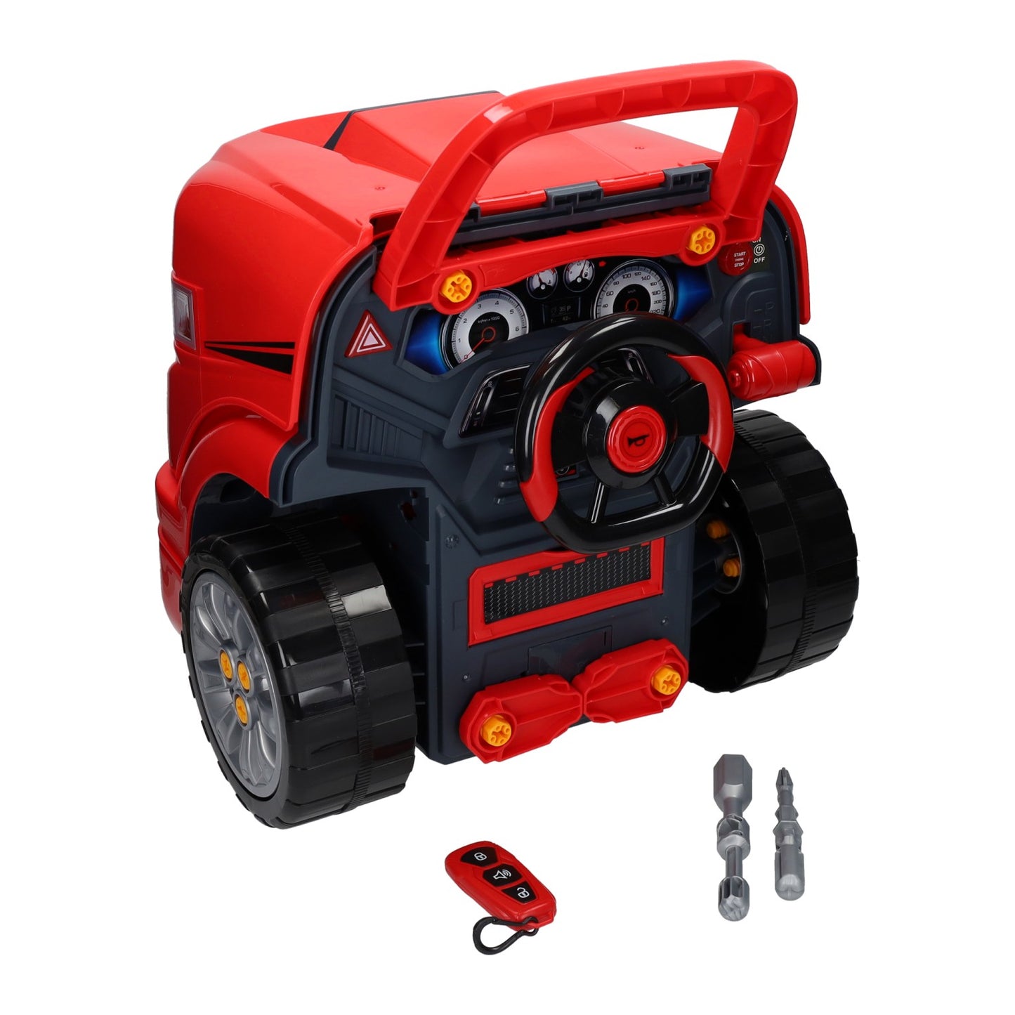 Motorblok met licht en geluid