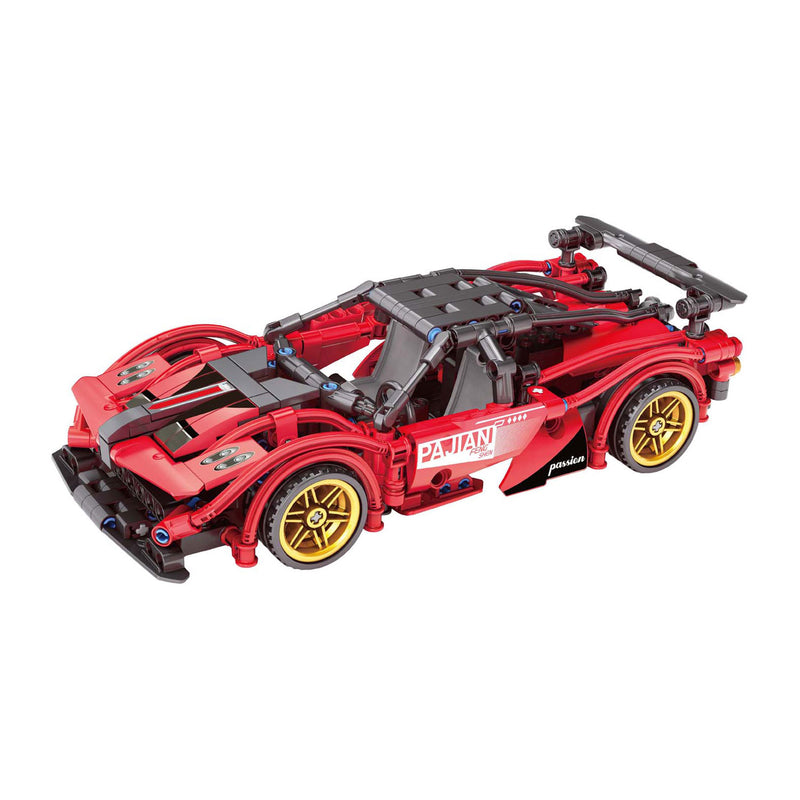 Lobbes bouwsteentjes set pull back sport auto - 488dlg.