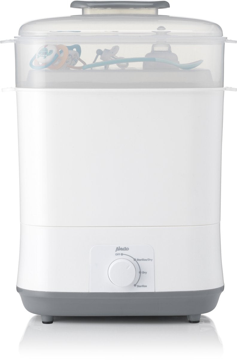 Alecto bf55 - elektrische stoomsterilisator met droogfunctie - wit