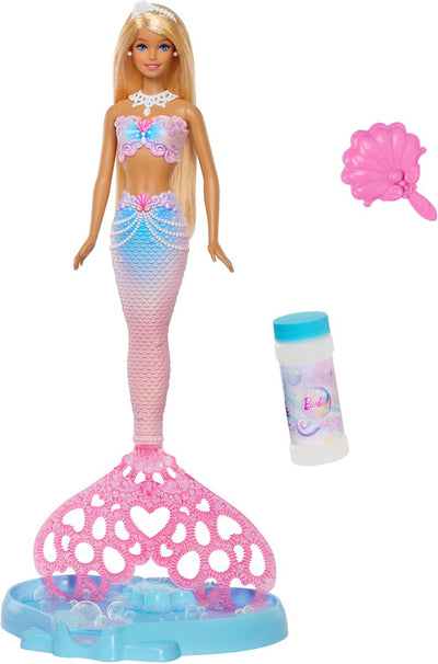 Barbie bubbelende zeemeermin - met bellenblaasfunctie