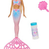 Barbie glitterende zeemeermin met bellen