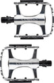 Cordo trekking pedalen aluminium - zilver