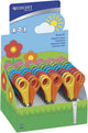 Westcott schaar kids cm verdeling ronde punt display 30 stuks assorti