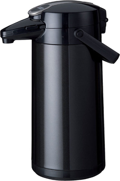 Bravilor thermoskan airpot 2,2 liter dubbel wandig zwart metallic