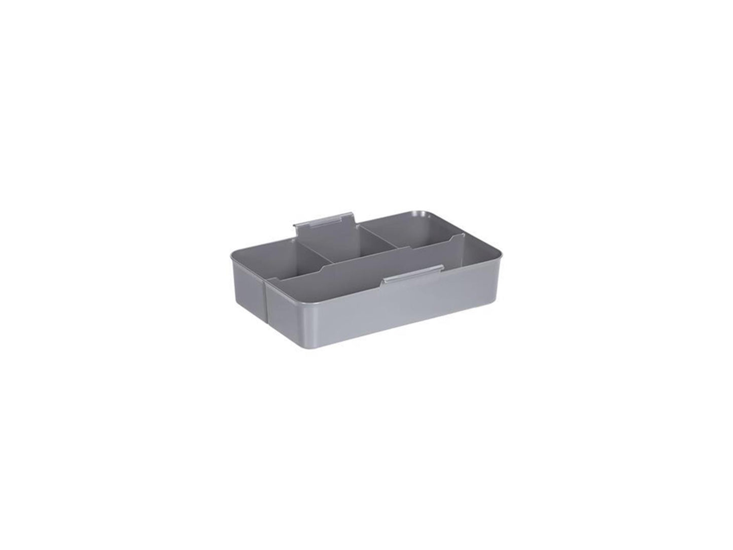 Sunware q-line opbergbox 9l met inzetbak - 30x20x22.3 cm - transparant
