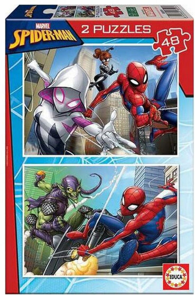 Educa - puzzel - 2 x 48 stuks - spiderman