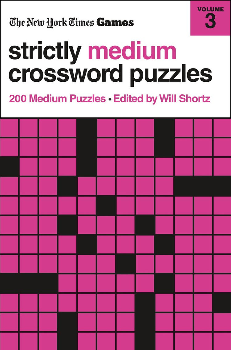 New york times games strictly medium crossword puzzles volume 3