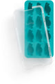 Lékué ijsblokjesvorm - met deksel - pinguïn - turquoise