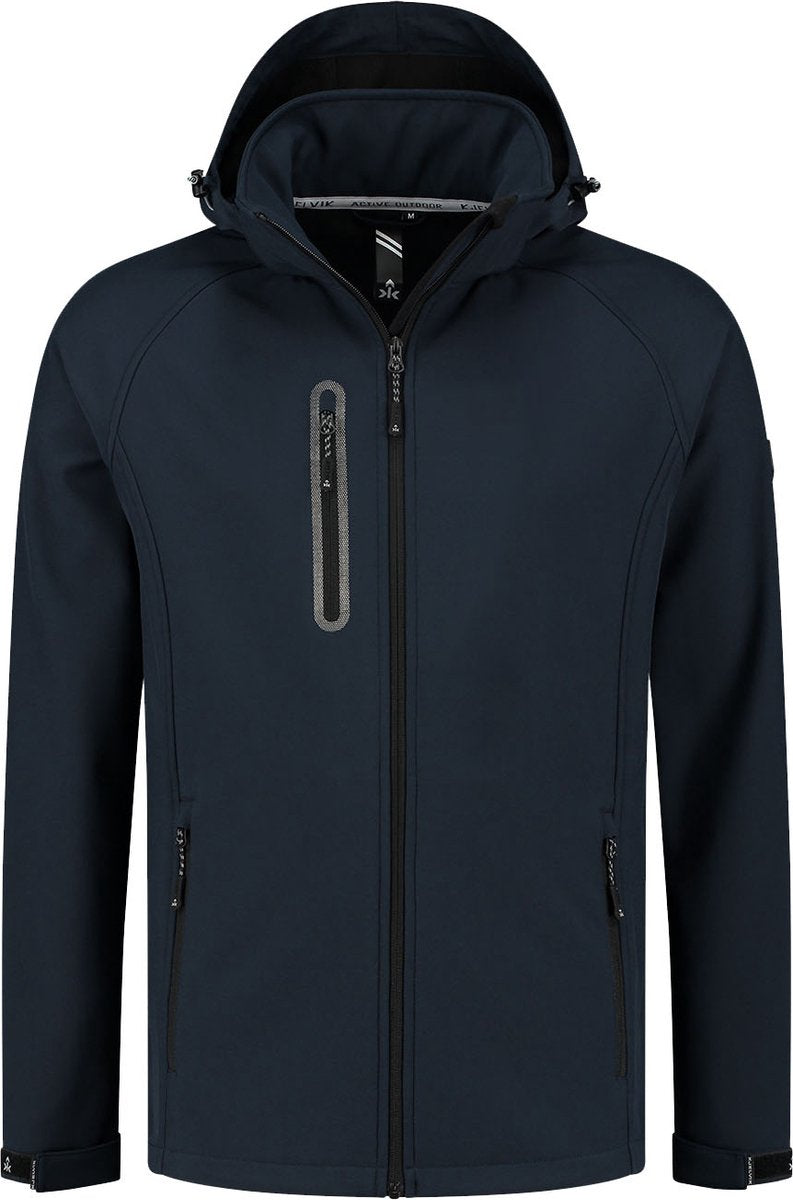 Kjelvik kevan softshelljas heren - maat 5xl