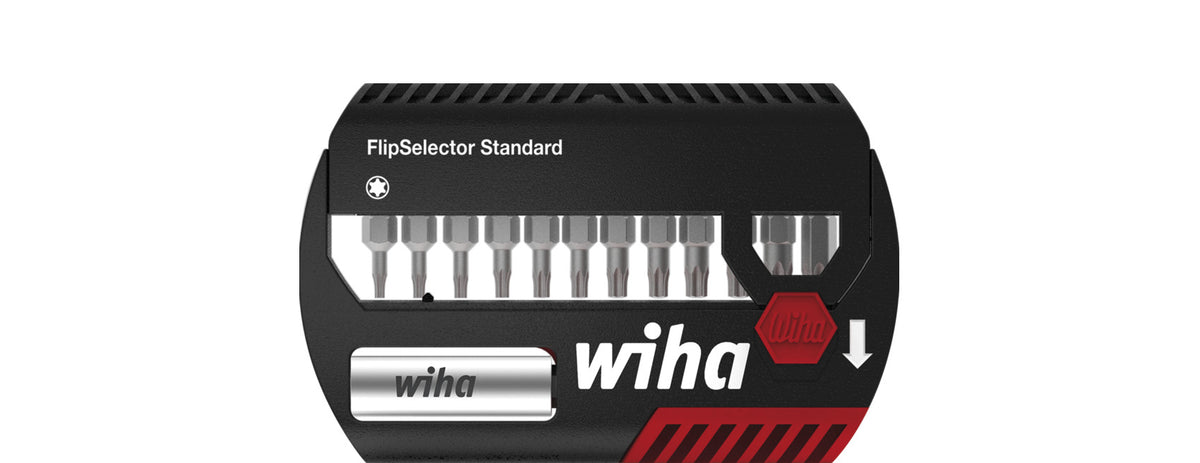 Wiha bitset flipselector standard 25 mm torx® 14-delig 1 4 c6,3 - 39124 - 39124