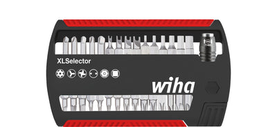 Wiha bitset xlselector security standard 25 mm (zwart rood, 32-delig)