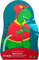 Trixie vormenpuzzel brandweerman mr. dino - 12 stukken - kinderpuzzel vanaf 2 jaar