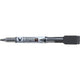 Marker met gum v-board master pilot ultra fijn zwart