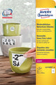 Avery afneembare weerbestendige etiketten formaat 991 x 139 mm (b x h) wit doos van 80 etiketten