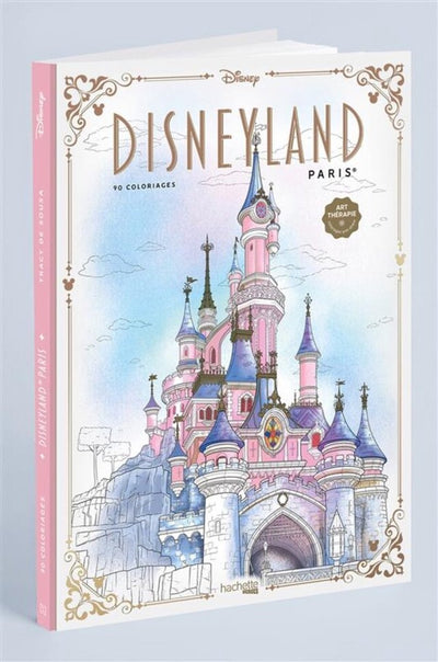 Hachette heroes disneyland parijs kleurboek - voor volwassenen - 90 illustraties