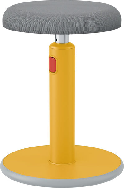 Leitz ergo cosy actieve ergonomische zit sta kruk - ideaal voor thuiskantoor - warm geel