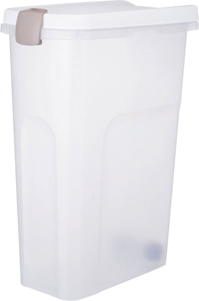 Trixie - voerton - luchtdicht - afsluitbaar - kunststof - transparant - wit - 40 ltr - 26,5x44,5x61,5 cm