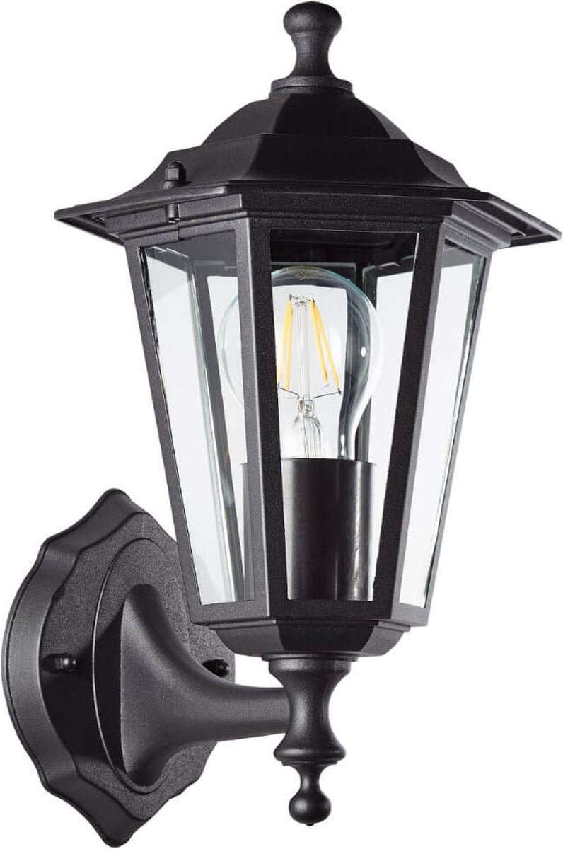Brilliant carleen - buitenlamp - ip44 - e27 max 1x40w - zwart