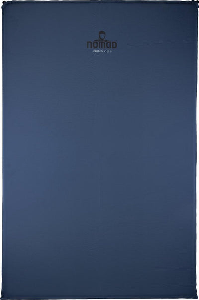 Nomad perth duo 5.0 | slaapmat | 198 x 130 | 5 cm dikte | donkerblauw | comfortabel kamperen