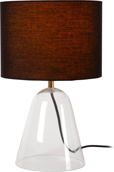 Lucide campana - tafellamp - 1xe27 - transparant - japandi