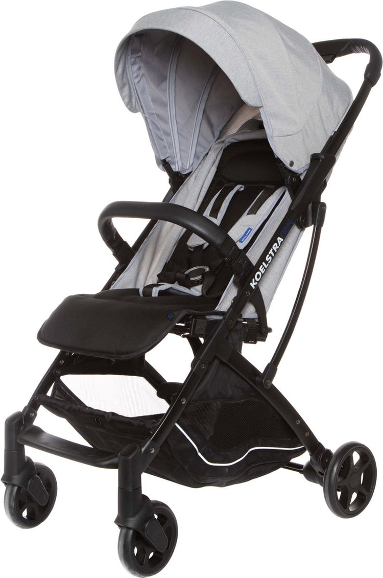 Koelstra compact buggy gen - soft grey melange - lichtgewicht - incl. accessoires