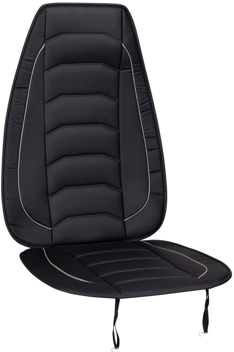 Dunlop autostoelhoes - universeel - schuimvulling - makkelijk te bevestigen - zwart grijs