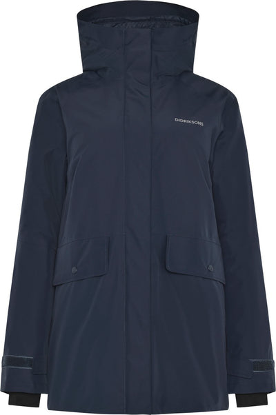Didriksons tuva wns parka dames outdoorjas - dark night blue