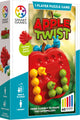 Smartgames apple twist - roteerbaar logisch denkspel - 60 kronkelige uitdagingen - flexibele breinbreker solospel - vanaf 5 jaar