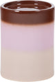 Woood ollo bijzettafel ø 35 cm - keramiek - roze bruin - 44x35x35