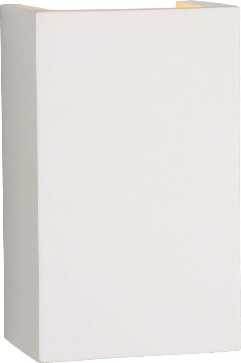Lucide gipsy - wandlamp - 1xg9 - wit - japandi