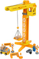 Small foot - houten kraan bouwplaats met accessoires, 14dlg.