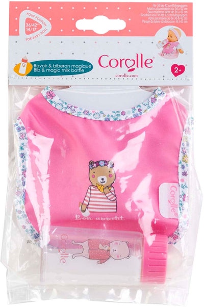 Corolle slabbetje en magische melkfles voor babypop