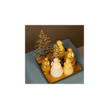 Countryfield lyon led kaars engel s goud 7x7x11,5cm - afbeelding 2